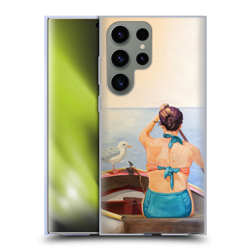 Jody Wright Life Around Us The Woman And Seagul Soft Gel Case for Samsung Galaxy S23 Ultra 5G