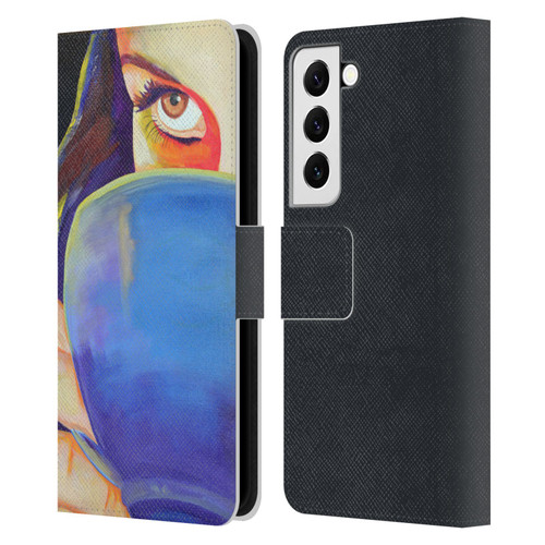 Jody Wright Life Around Us Some Caffeine Required Leather Book Wallet Case Cover For Samsung Galaxy S22 5G