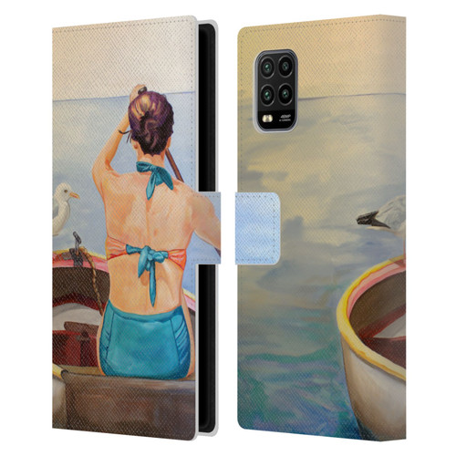 Jody Wright Life Around Us The Woman And Seagul Leather Book Wallet Case Cover For Xiaomi Mi 10 Lite 5G