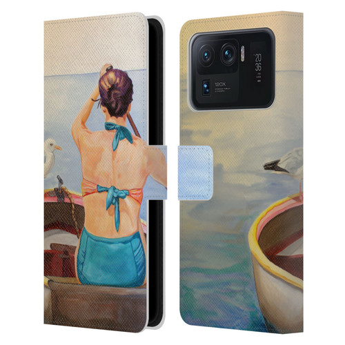 Jody Wright Life Around Us The Woman And Seagul Leather Book Wallet Case Cover For Xiaomi Mi 11 Ultra