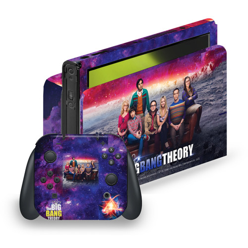 The Big Bang Theory Graphics Season 11 Key Art Vinyl Sticker Skin Decal Cover for Nintendo Switch OLED
