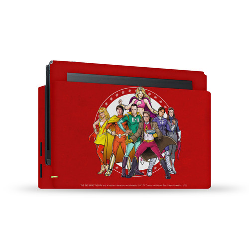 The Big Bang Theory Graphics Group Vinyl Sticker Skin Decal Cover for Nintendo Switch Console & Dock