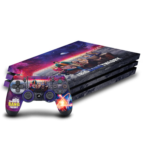 The Big Bang Theory Graphics Season 11 Key Art Vinyl Sticker Skin Decal Cover for Sony PS4 Pro Bundle