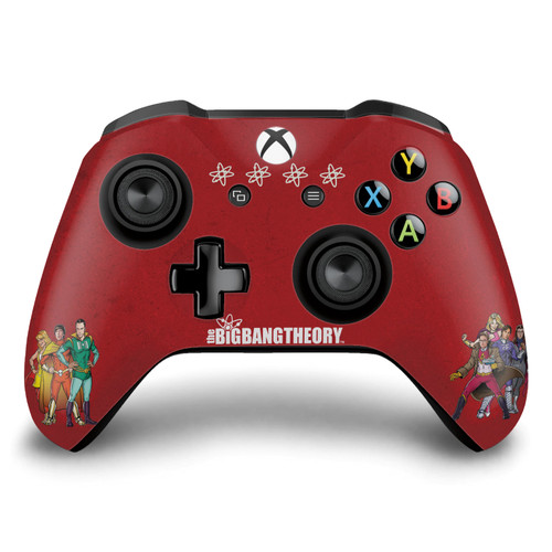 The Big Bang Theory Graphics Group Vinyl Sticker Skin Decal Cover for Microsoft Xbox One S / X Controller