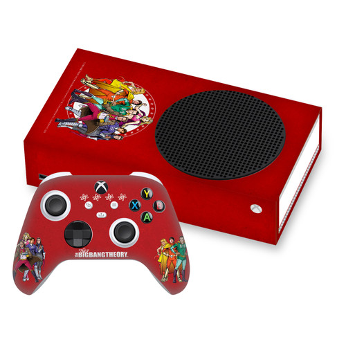 The Big Bang Theory Graphics Group Vinyl Sticker Skin Decal Cover for Microsoft Series S Console & Controller