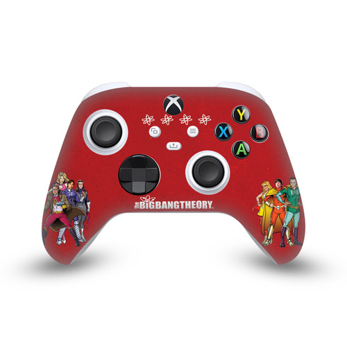 The Big Bang Theory Graphics Group Vinyl Sticker Skin Decal Cover for Microsoft Xbox Series X / Series S Controller