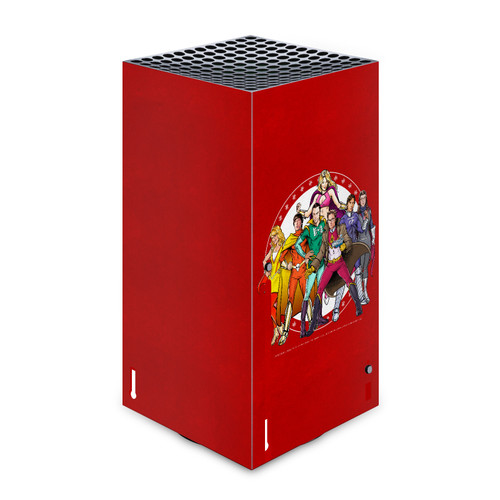 The Big Bang Theory Graphics Group Vinyl Sticker Skin Decal Cover for Microsoft Xbox Series X