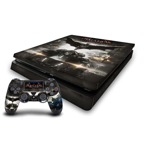 Batman Arkham Knight Graphics Key Art Vinyl Sticker Skin Decal Cover for Sony PS4 Slim Console & Controller