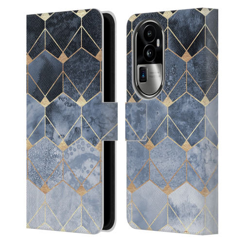 Elisabeth Fredriksson Sparkles Hexagons And Diamonds Leather Book Wallet Case Cover For OPPO Reno10 Pro+