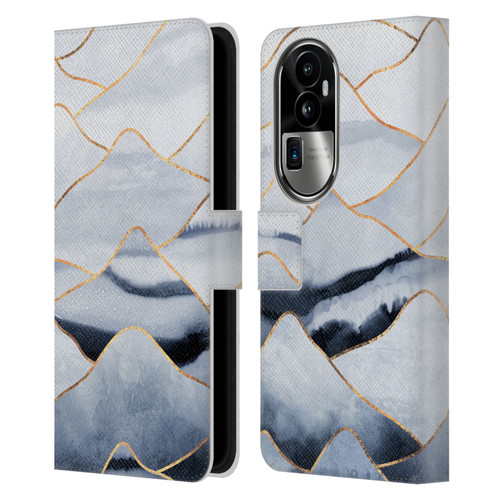 Elisabeth Fredriksson Sparkles Mountains Leather Book Wallet Case Cover For OPPO Reno10 Pro+