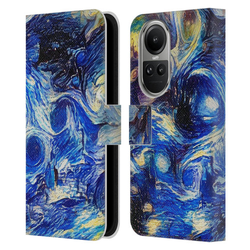 Cosmo18 Jupiter Fantasy Starry Leather Book Wallet Case Cover For OPPO Reno10 5G / Reno10 Pro 5G