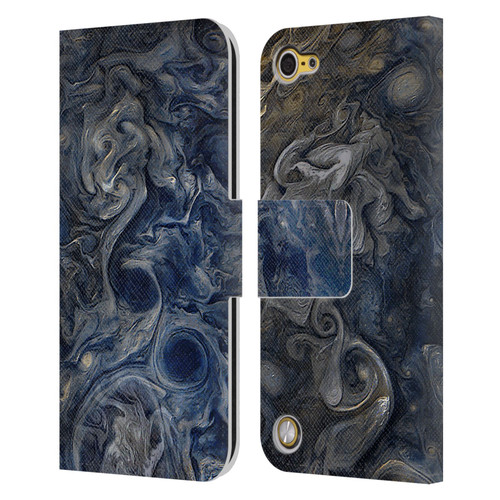 Cosmo18 Space 2 Blues Leather Book Wallet Case Cover For Apple iPod Touch 5G 5th Gen