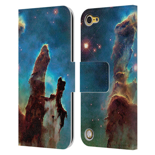 Cosmo18 Space 2 Nebula's Pillars Leather Book Wallet Case Cover For Apple iPod Touch 5G 5th Gen