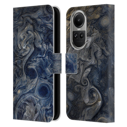 Cosmo18 Space 2 Blues Leather Book Wallet Case Cover For OPPO Reno10 5G / Reno10 Pro 5G