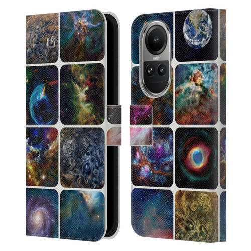 Cosmo18 Space The Amazing Universe Leather Book Wallet Case Cover For OPPO Reno10 5G / Reno10 Pro 5G