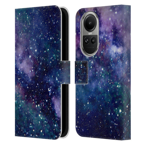 Cosmo18 Space Milky Way Leather Book Wallet Case Cover For OPPO Reno10 5G / Reno10 Pro 5G