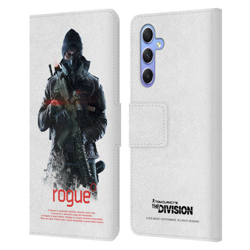 Tom Clancy's The Division Dark Zone Rouge 2 Leather Book Wallet Case Cover For Samsung Galaxy A34 5G