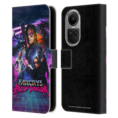 Far Cry 3 Blood Dragon Key Art Cover Leather Book Wallet Case Cover For OPPO Reno10 5G / Reno10 Pro 5G
