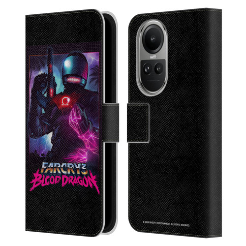 Far Cry 3 Blood Dragon Key Art Omega Leather Book Wallet Case Cover For OPPO Reno10 5G / Reno10 Pro 5G