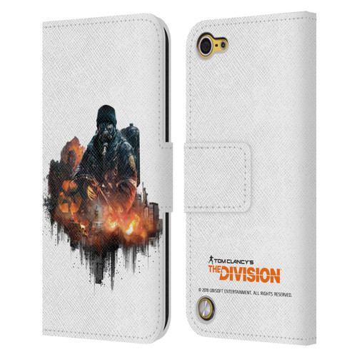 Tom Clancy's The Division Factions Cleaners Leather Book Wallet Case Cover For Apple iPod Touch 5G 5th Gen