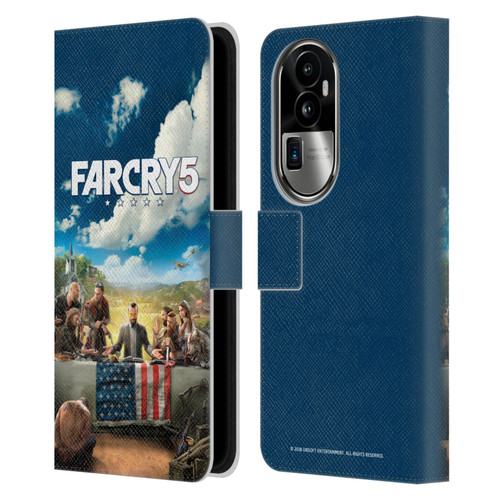 Far Cry 5 Key Art And Logo Main Leather Book Wallet Case Cover For OPPO Reno10 Pro+