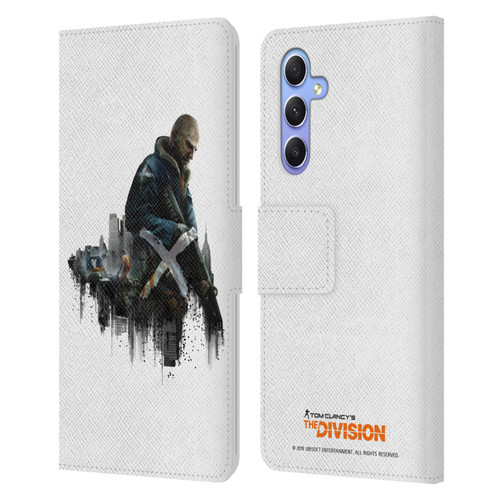 Tom Clancy's The Division Factions Rikers Leather Book Wallet Case Cover For Samsung Galaxy A34 5G