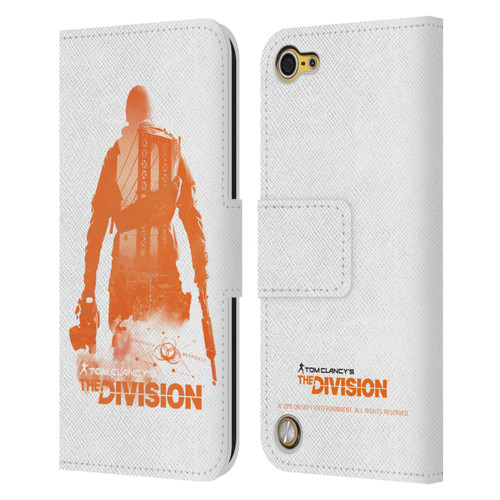 Tom Clancy's The Division Key Art Character 3 Leather Book Wallet Case Cover For Apple iPod Touch 5G 5th Gen