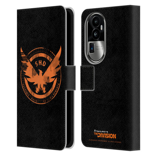 Tom Clancy's The Division Key Art Logo Black Leather Book Wallet Case Cover For OPPO Reno10 Pro+