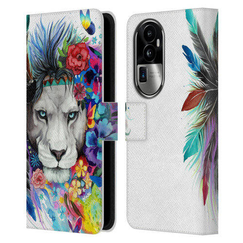 Pixie Cold Cats King Of The Lions Leather Book Wallet Case Cover For OPPO Reno10 Pro+