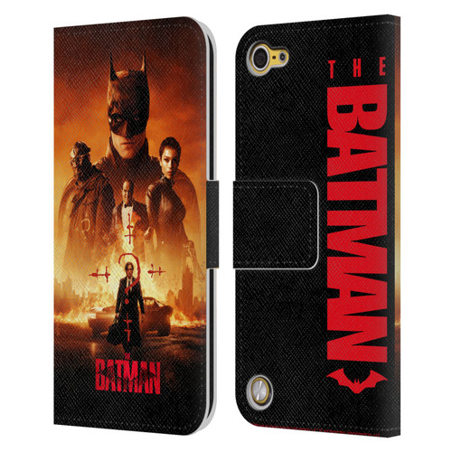 The Batman Posters Group Leather Book Wallet Case Cover For Apple iPod Touch 5G 5th Gen