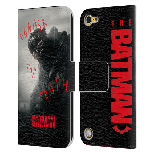 The Batman Posters Riddler Unmask The Truth Leather Book Wallet Case Cover For Apple iPod Touch 5G 5th Gen