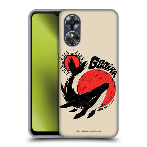 Gojira Graphics Whale Sun Moon Soft Gel Case for OPPO A17