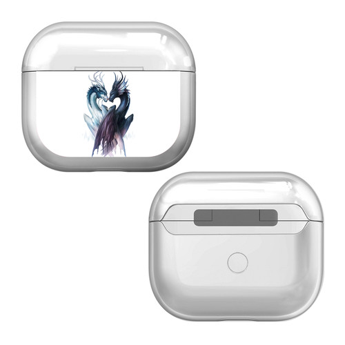 Jonas "JoJoesArt" Jödicke Art Mix Yin And Yang Dragons Clear Hard Crystal Cover Case for Apple AirPods 3 3rd Gen Charging Case