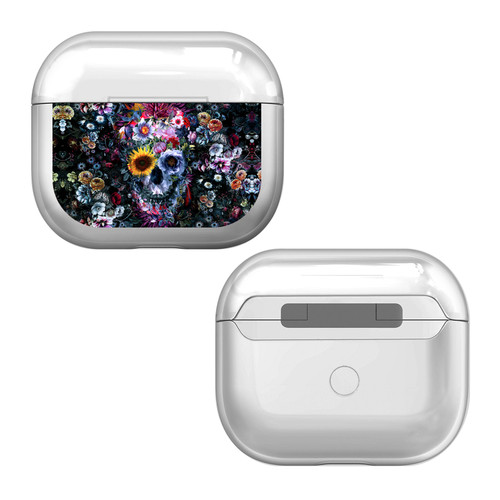 Riza Peker Artwork Skull Clear Hard Crystal Cover Case for Apple AirPods 3 3rd Gen Charging Case
