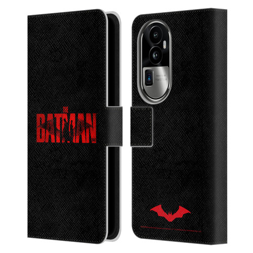 The Batman Posters Logo Leather Book Wallet Case Cover For OPPO Reno10 Pro+