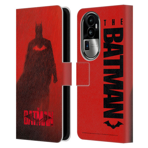 The Batman Posters Red Rain Leather Book Wallet Case Cover For OPPO Reno10 Pro+