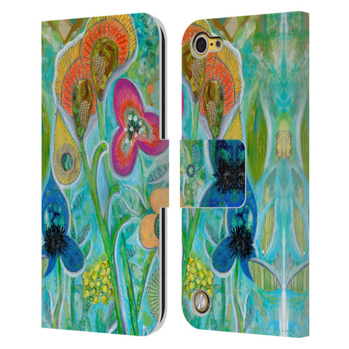 Wyanne Nature Garden Wild Leather Book Wallet Case Cover For Apple iPod Touch 5G 5th Gen