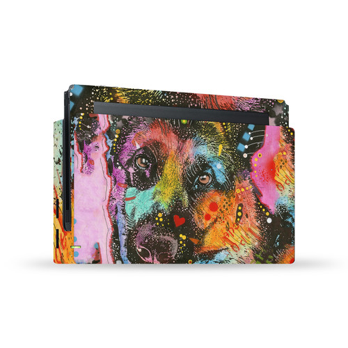 Dean Russo Animals German Shepherd Vinyl Sticker Skin Decal Cover for Nintendo Switch Console & Dock