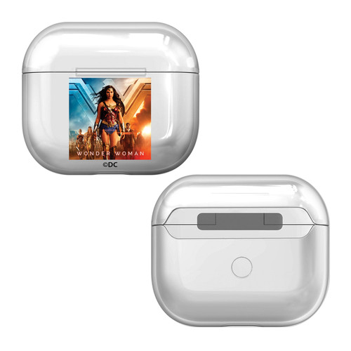 Wonder Woman Movie Key Art Group Poster Clear Hard Crystal Cover Case for Apple AirPods 3 3rd Gen Charging Case