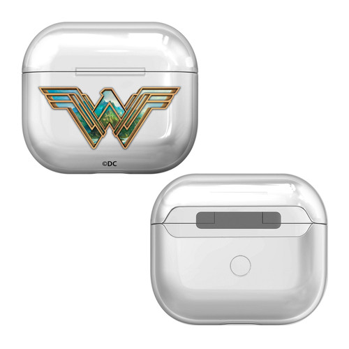 Wonder Woman Movie Key Art Themiscyra Clear Hard Crystal Cover Case for Apple AirPods 3 3rd Gen Charging Case