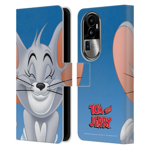 Tom and Jerry Full Face Nibbles Leather Book Wallet Case Cover For OPPO Reno10 Pro+