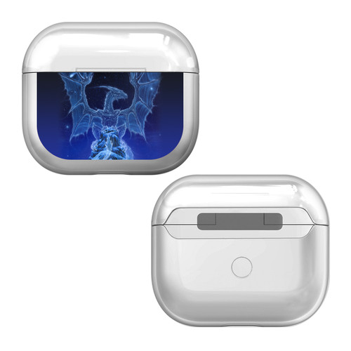 Ed Beard Jr Dragons Winter Spirit Clear Hard Crystal Cover Case for Apple AirPods 3 3rd Gen Charging Case