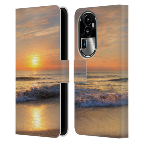 Celebrate Life Gallery Beaches Breathtaking Leather Book Wallet Case Cover For OPPO Reno10 Pro+