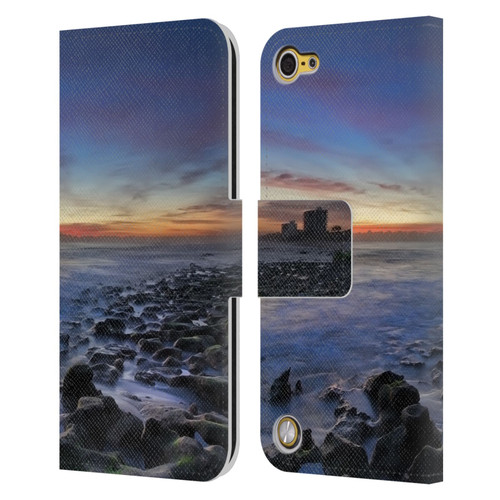 Celebrate Life Gallery Beaches 2 Blue Lagoon Leather Book Wallet Case Cover For Apple iPod Touch 5G 5th Gen