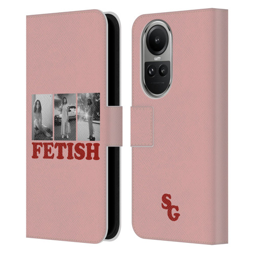 Selena Gomez Fetish Black & White Album Photos Leather Book Wallet Case Cover For OPPO Reno10 5G / Reno10 Pro 5G