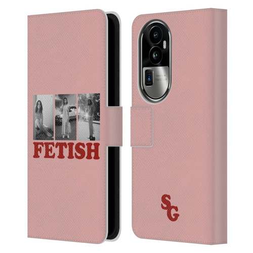 Selena Gomez Fetish Black & White Album Photos Leather Book Wallet Case Cover For OPPO Reno10 Pro+