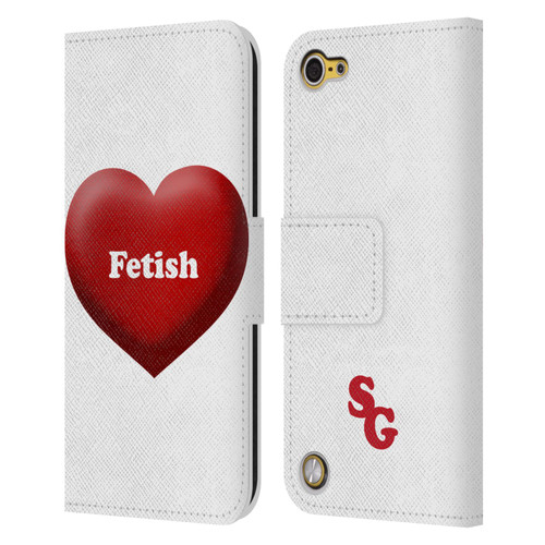 Selena Gomez Key Art Fetish Heart Leather Book Wallet Case Cover For Apple iPod Touch 5G 5th Gen