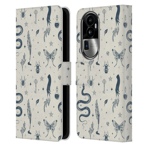 Episodic Drawing Art Mystical Collection Leather Book Wallet Case Cover For OPPO Reno10 Pro+
