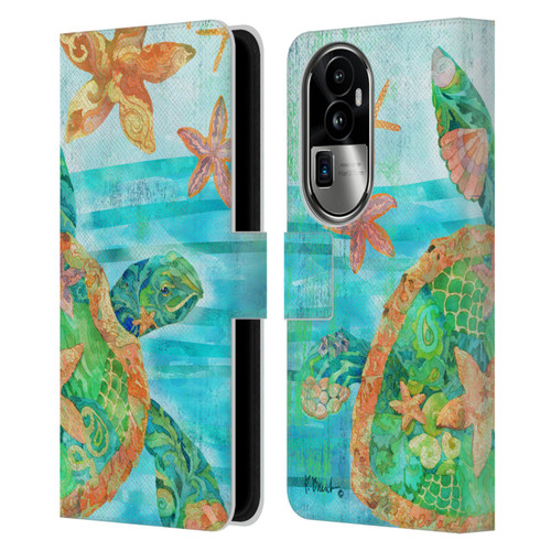 Paul Brent Coastal Nassau Turtle Leather Book Wallet Case Cover For OPPO Reno10 Pro+