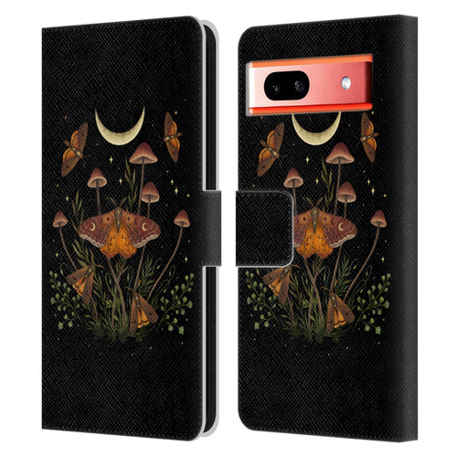 Episodic Drawing Illustration Animals Autumn Light Underwings Leather Book Wallet Case Cover For Google Pixel 7a